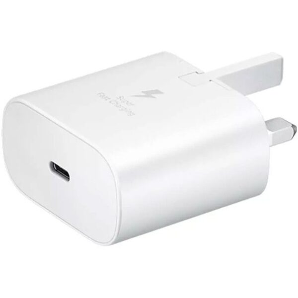 آداپتور شارژر SAMSUNG 25W Type-C سه پین سفید