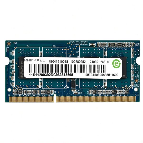 رم لپ تاپ 2GB DDR3 RAMAXEL RMT3150ED58E8W-1600